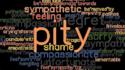 pitiful synonym|pity another word.